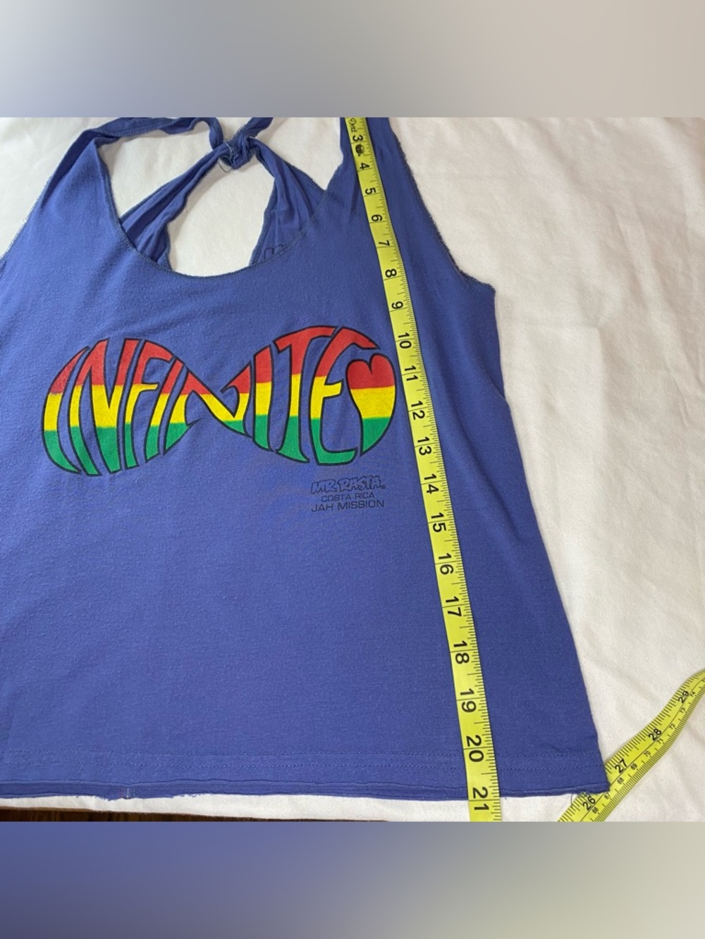 Infinite Love by Mr Rasta Costa Rica- Racer Back Tank Top - Picture 8 of 8
